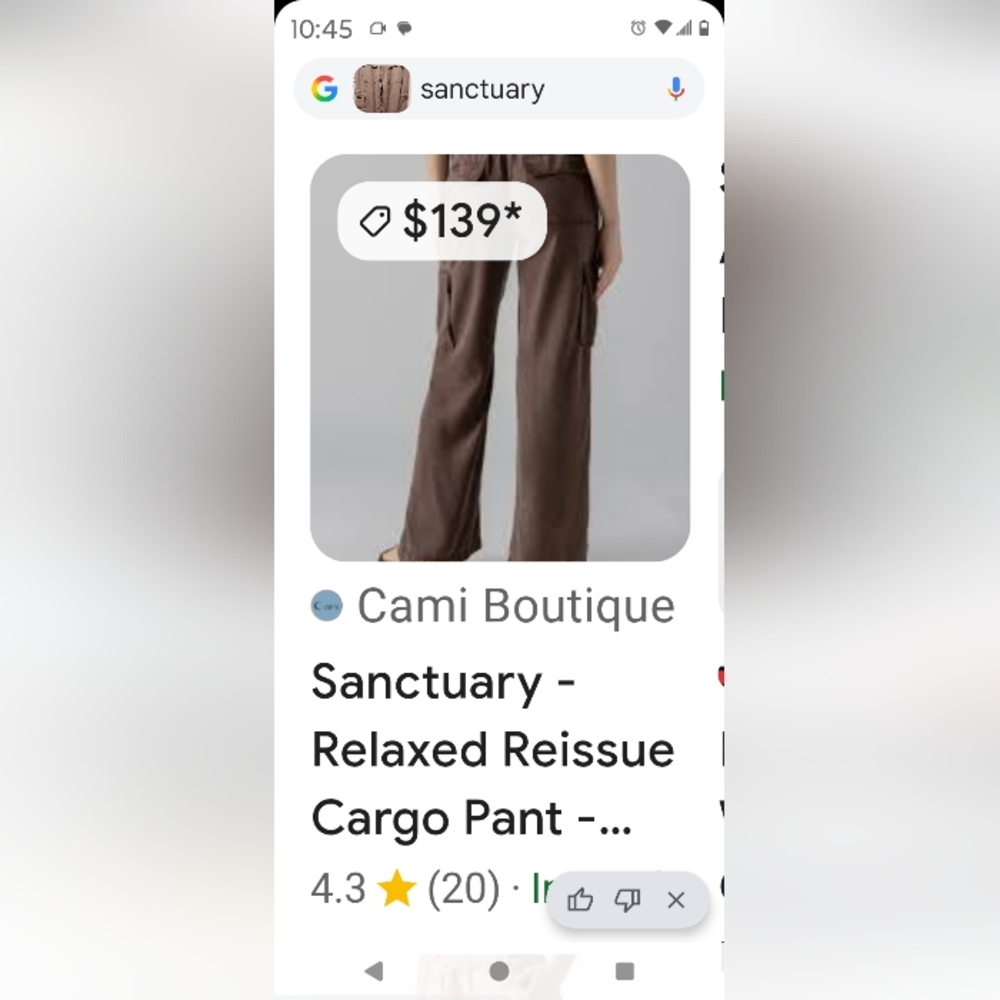 Sanctuary Relaxed Reissue Cargo Pants. Size M - Picture 6 of 13